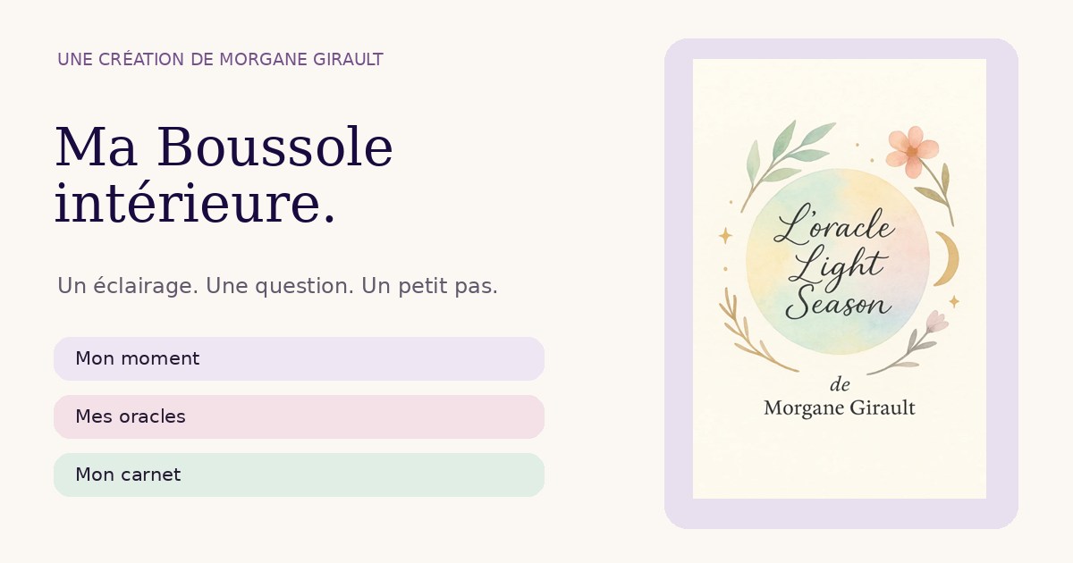 Présentation de Ma Boussole Intérieure